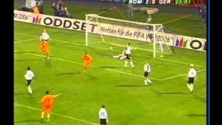 2004 April 28 Romania 5Germany 1 Friendly German Commentaryavi [upl. by Ecitsuj]