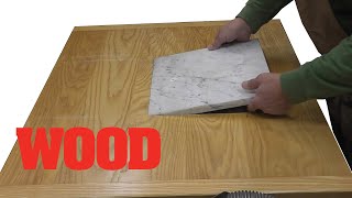 How to Inlay a Tile into a Tabletop  WOOD magazine [upl. by Aimaj757]