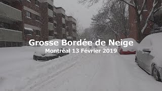 Tempête de neige Montréal 1322019 [upl. by Gershom913]