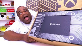 LONGEST XBOX ONE X UNBOXING Reviewer Edition [upl. by Darda]