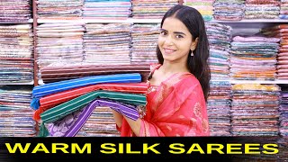 Warm Silk Sarees sandhyaCorporation Hyderabad [upl. by Trellas]