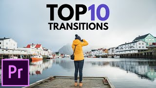 The Top 10 Premiere Pro Transitions You Get For FREE [upl. by Aekan]