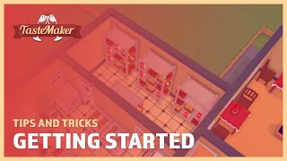 Tips For Getting Started  TasteMaker Restaurant simulator [upl. by Emeric]