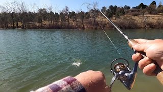 Fishing Quail Lake Colorado Springs CO [upl. by Eecrad]