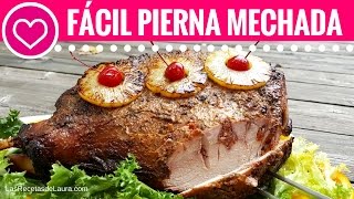 Receta de Pierna de Cerdo al Horno Mechada  Oven Roasted Pork ❤ Las Recetas de Laura [upl. by Keavy]