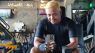 Gym Life Vlog may bebe boy sa gym  Its Leg and Shoulder day Jusko hirap mag lakad [upl. by Shari]