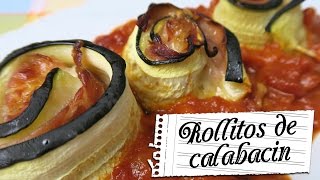 Rollitos de calabacin [upl. by Aiekal]