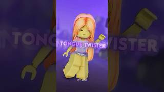 tongue twister  Roblox edit  shorts roblox fyp robloxshort robloxedit [upl. by Tawsha]