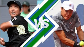 Yoshihito Nishioka 西岡 良仁 vs Brandon Nakashima  TURIN 2024 [upl. by Gish]