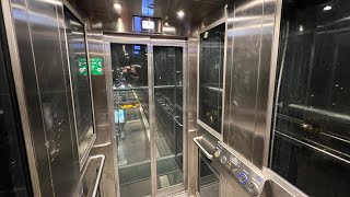 2019 Hissgruppen AB MRL Traction Elevator  Stora Essingen Tramstation Stockholm Sweden [upl. by Tiphany]