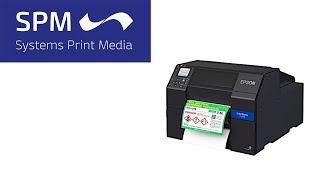 Epson C6000 amp C6500 Colour Label Printer [upl. by Leyameg]