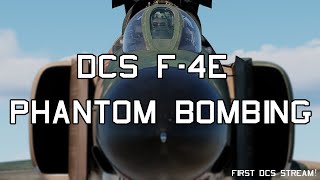 First DCS Stream F4E WSOing  Phantom Bombing [upl. by Aicnorev]