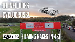 National Trophy Cyclocross 2024 Round 3 Torbay Velopark  A DJI Neo View [upl. by Healey]