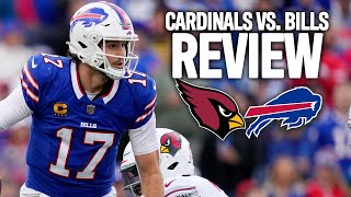 Cardinals vs Bills Week 1 Game Review  PFF [upl. by Burrow42]