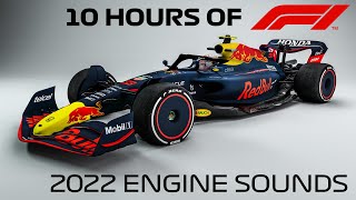 F1 Engine Sounds  10 Hours of Soothing V6 TurboHybrid Onboard ASMR [upl. by Ekoorb]