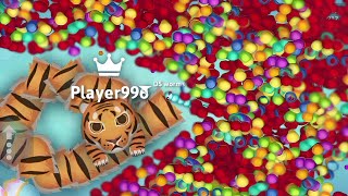 😨 I reached 80000 points in snake io gameplay🐍 Slushy snake skin 🐍DS worms biggest snake killing [upl. by Sitoeht]