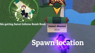 Spawn location of Satori akuma boss  Getting Satori Inferno Bomb Rush [upl. by Lil844]