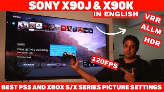 Sony Bravia X90KX90J VRR  ALLM  HDR  120 FPS Best Gaming Picture Settings🔥 [upl. by Kristoffer]