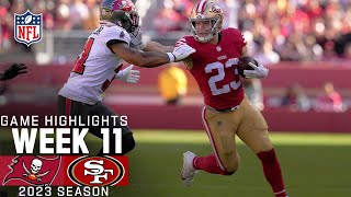 Tampa Bay Buccaneers vs San Francisco 49ers Game Highlights  NFL 2023 Week 11 [upl. by Katha]