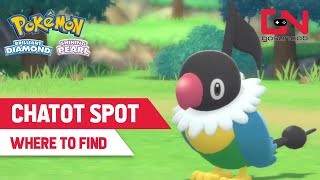 Where to Find quotCHATOTquot Location in Pokemon Brilliant Diamond and Shining Pearl [upl. by Notslah606]