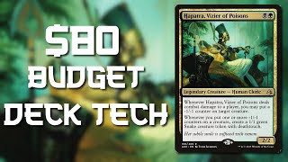 Hapatra Vizier of Poisons  80 Budget Commander Deck Tech  11 Counters Deathtouch  MTG EDH [upl. by Hock508]