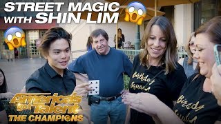 WOW Shin Lim Blows Minds with Street Magic  Americas Got Talent The Champions [upl. by Scharaga]