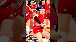 YULIA GERASIMOVA Viral video in the volleyball court  stadium [upl. by Mcmillan7]