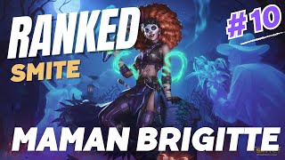 SMITE RANKED SAISON 11 10  MAMAN BRIGITTE MID FIRST TIME CEST CATA [upl. by Noret803]