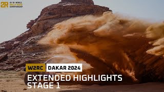 Extended highlights  Stage 1  Dakar2024  W2RC [upl. by Ahsead]