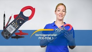 Vermogensmeter PCEPCM 1  PCE Brookhuis [upl. by Bromley666]