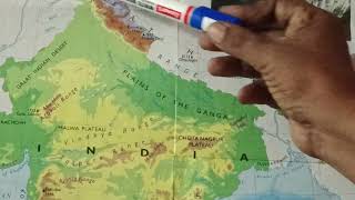 Indias physical features Indo gangetic plains important for DSC [upl. by Notreve835]