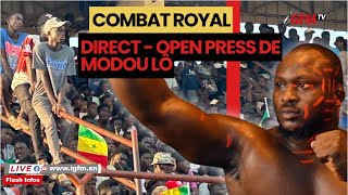 Combat Royal  Suivez en direct lOpen press de Modou Lo [upl. by Dahraf]