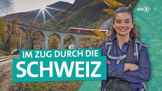 Mit dem PanoramaZug durch die Schweiz – Von Zürich über St Moritz bis nach Tirano  ARD Reisen [upl. by Nuaj]