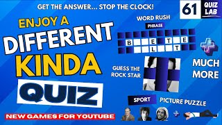 Exciting NEW Trivia Quiz Game GREAT Family Fun NEW GAMES [upl. by Nylyram909]