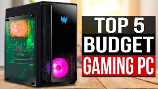 TOP 5 Best Budget Gaming PC 2024 [upl. by Esbenshade]