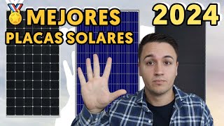 🥇 Las 5 Mejores PLACAS SOLARES del 2024 CalidadPrecio [upl. by Aliuqat]