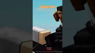 SAVAGE FANG TEST  roblox [upl. by Icrad]