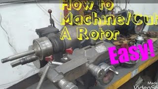 How to MachineResurface a rotor [upl. by Dust150]