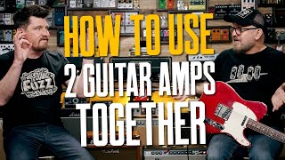 How To Use Two Guitar Amps Together Connections Phase Polarity amp Why Analog DryThrough Matters [upl. by Egwan]