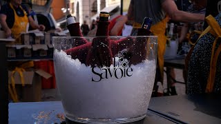 Chambéry  Dégustation des vins de Savoie au centreville retour sur lambiance de ce samedi soir [upl. by Onailimixam]