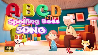 Spelling Bees Song ABCD  Phonics Song  Letter Blends  4k by ABC Happy Kids [upl. by Schwejda]