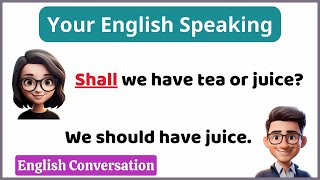 Enhance Your English Speaking Skills with Conversational Use of Shall [upl. by Llertnauq]