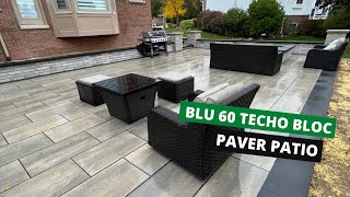 Techo Bloc Blu 60 Smooth Patio with Raffinato Pillars in Novi Michigan [upl. by Mano]