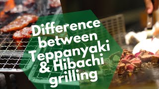 Difference between Teppanyaki amp Hibachi grilling [upl. by Essilec]