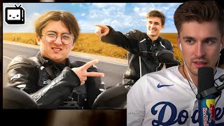 Ludwig REACTS to OfflineTV Michael Reeves and Ludwig Race Motorcycles [upl. by Franck]