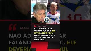 Renato Gaúcho explica situação de Soteldo após não se apresentar ao Grêmio e puxa orelha [upl. by Sivlek895]