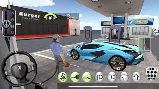 3D Driving Class Simulation  Funny Police Officer Refuel His Super Car Gas Crazy Driving Gameplay [upl. by Nohj]