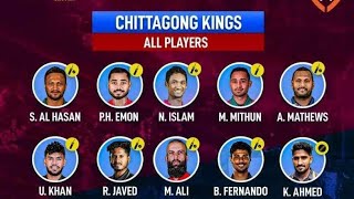 Chittagong kings Squad videoBPL 2024 bdctgkings [upl. by Spitzer]