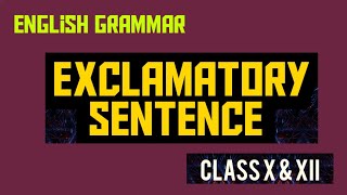 Exclamatory Sentence Educoncept91 Nasim [upl. by Eidok]