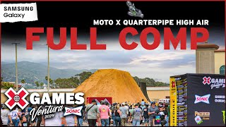 Samsung Galaxy Moto X QuarterPipe High Air FULL COMPETITION  X Games Ventura 2024 [upl. by Sybil]